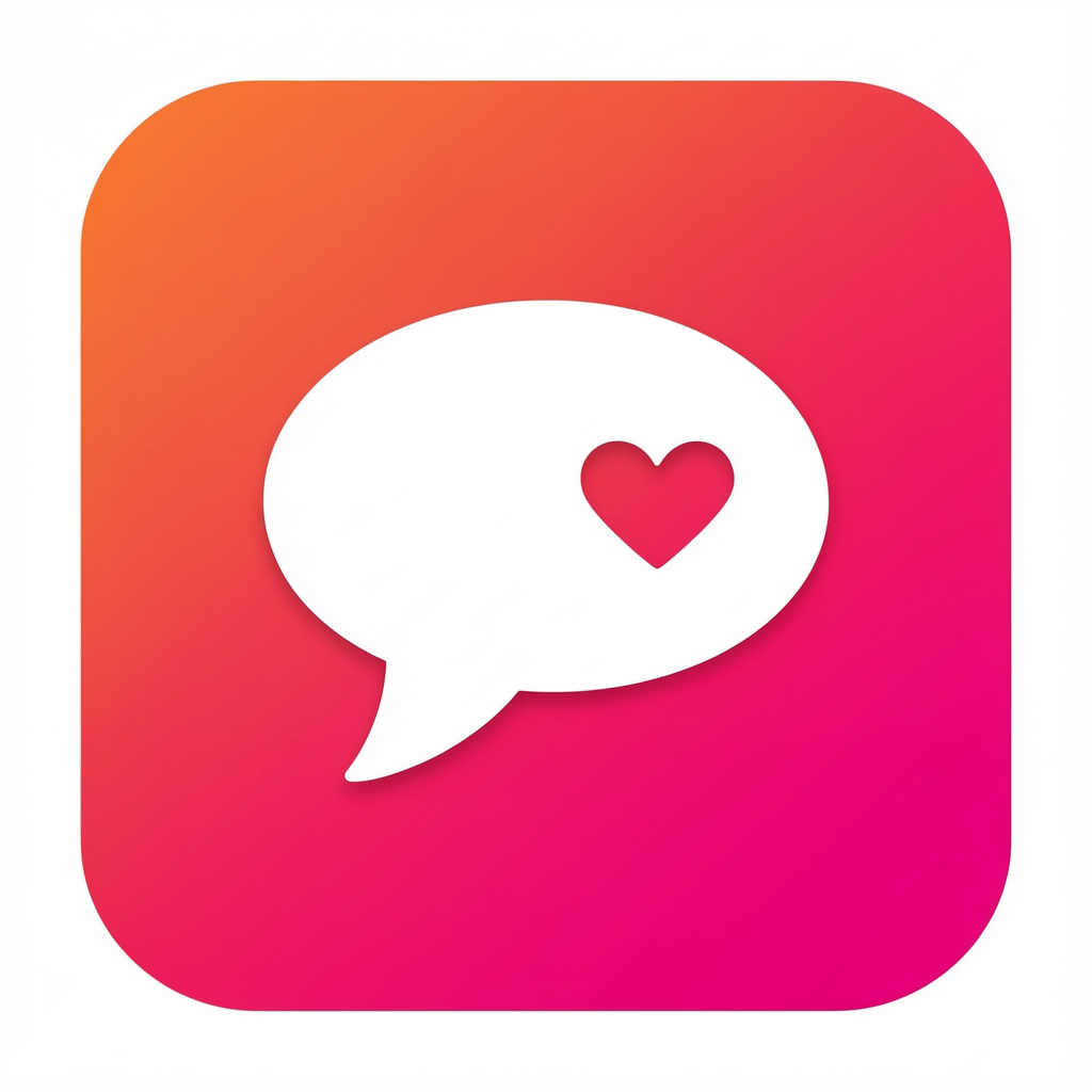 Social chat app icon